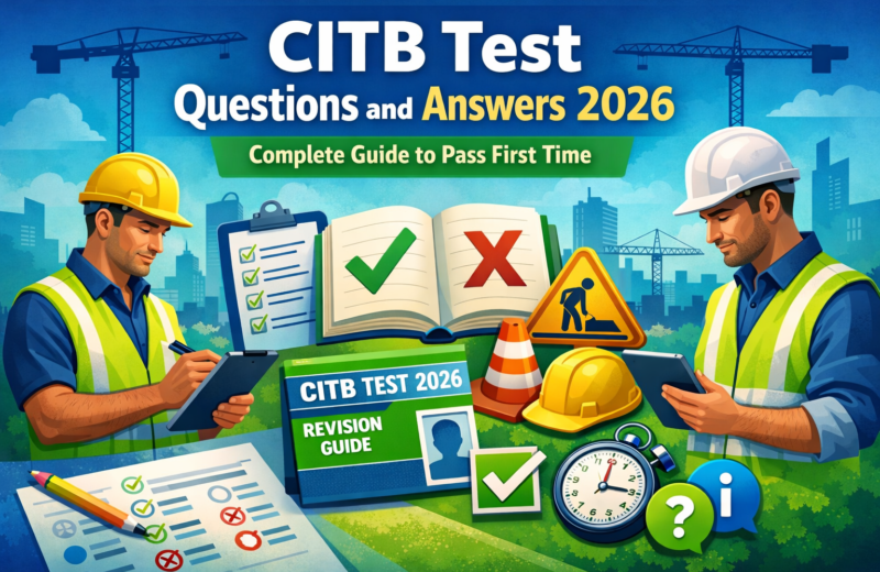 CITB Test Questions and Answers 2026