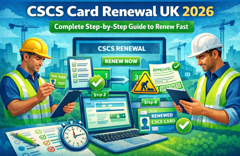 CSCS Card Renewal UK 2026