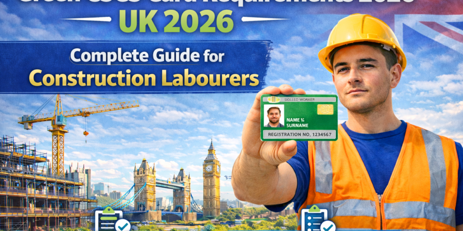 Green CSCS Card Requirements 2026 construction labourer training on site