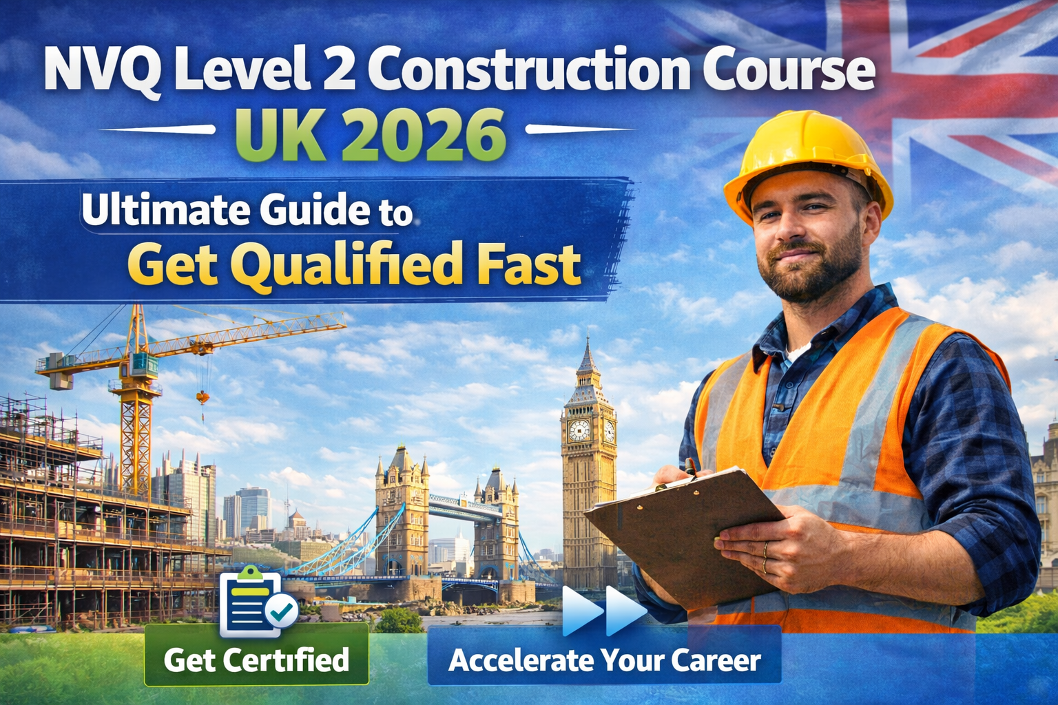 NVQ Level 2 Construction Course UK 2026 worker training on site
