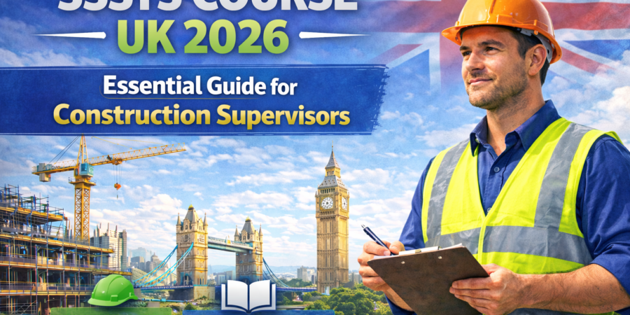 SSSTS Course UK 2026 construction supervisor safety training session