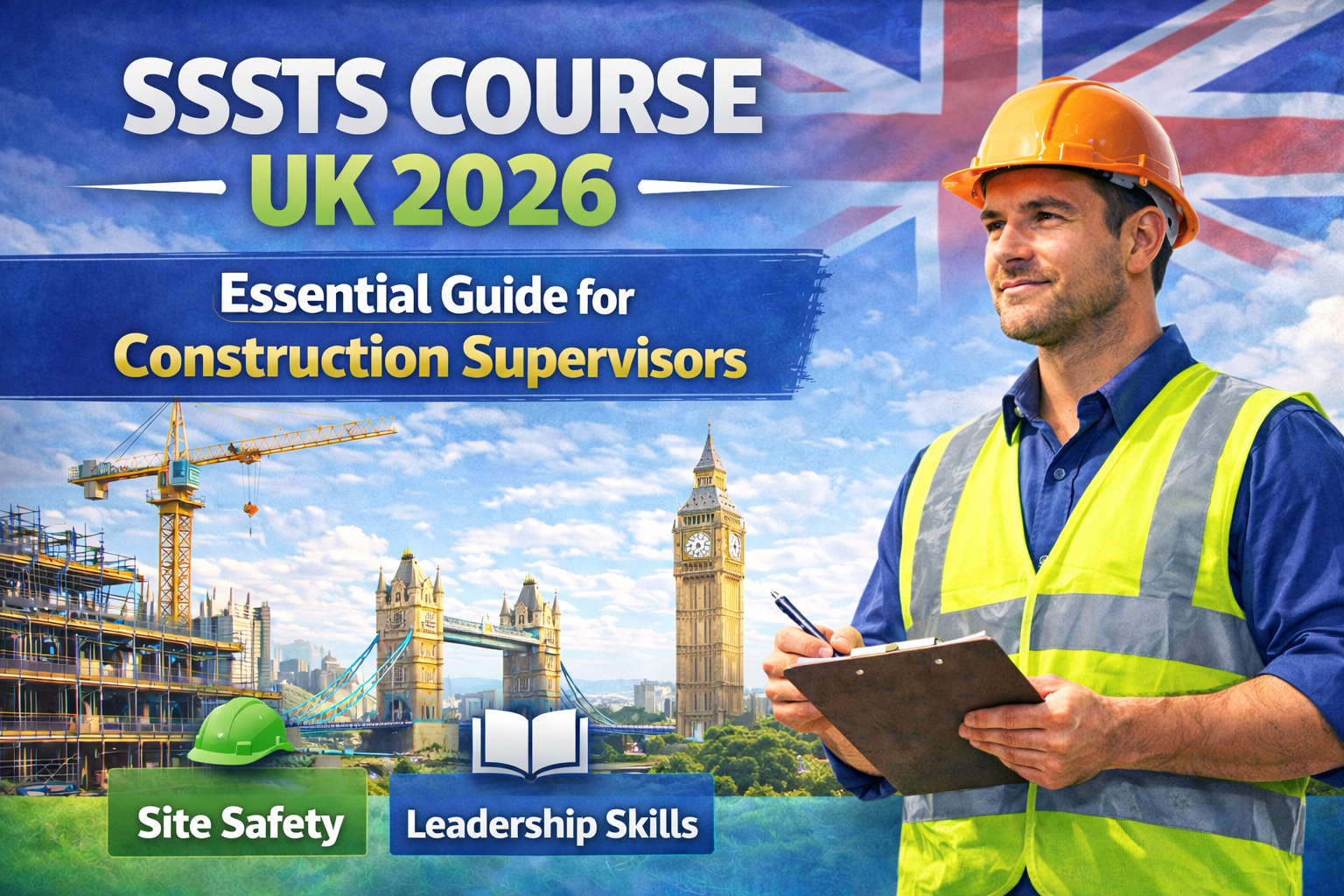 SSSTS Course UK 2026 construction supervisor safety training session