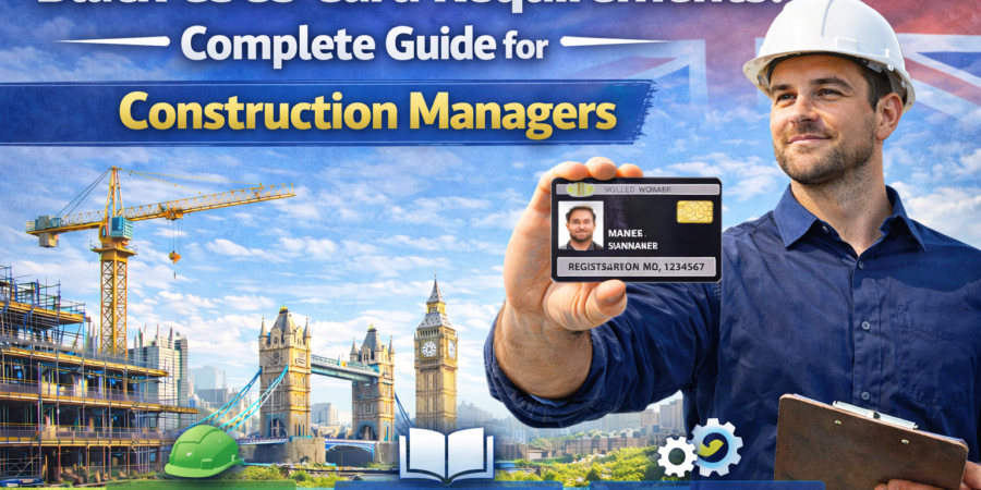 Black CSCS Card Requirements construction manager inspecting site