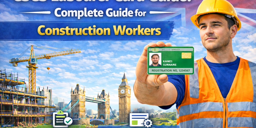 CSCS Labourer Card Guide construction worker wearing PPE on site