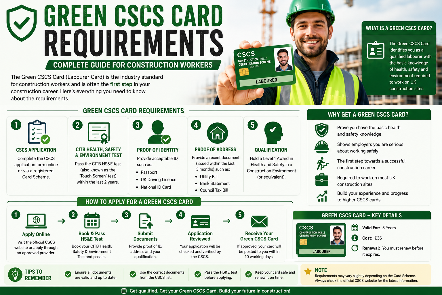 Green CSCS Card Requirements