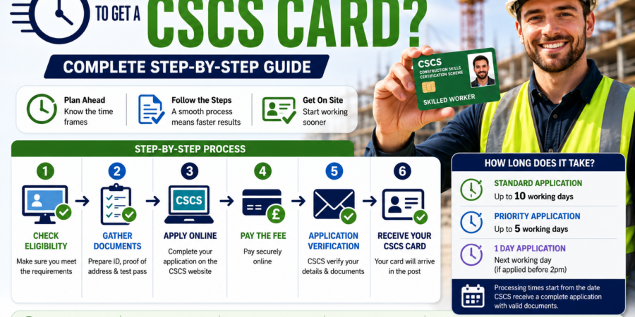 How Long Does It Take to Get a CSCS Card guide for UK construction workers