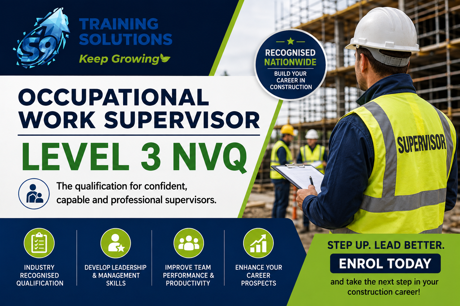 Occupational Work Supervisor Level 3 NVQ