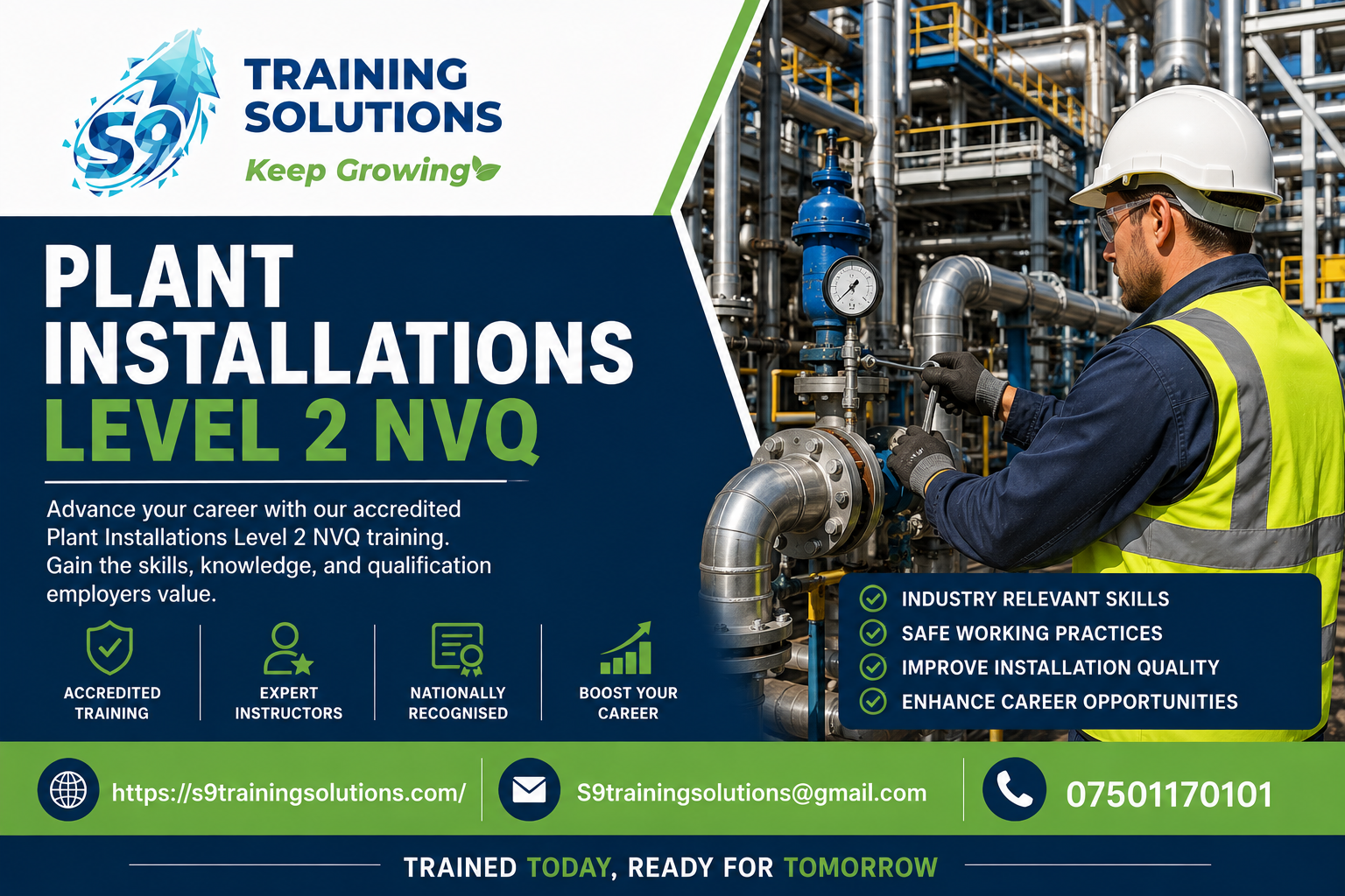 Plant Installations Level 2 NVQ