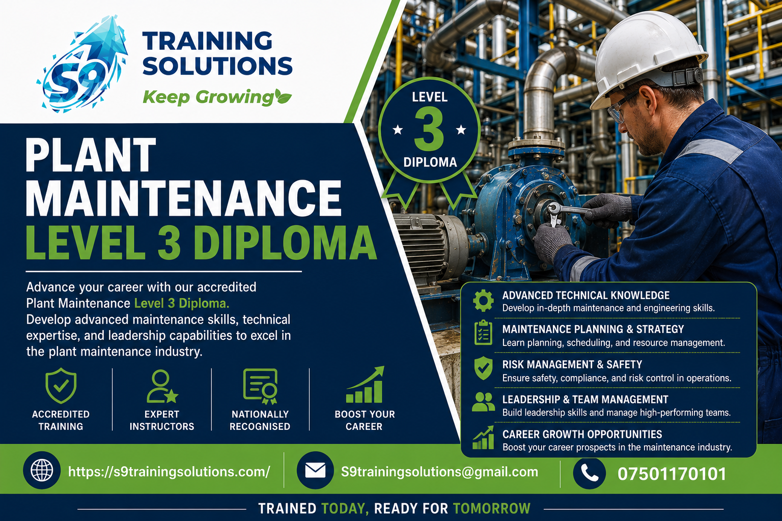 Plant Maintenance Level 3 Diploma