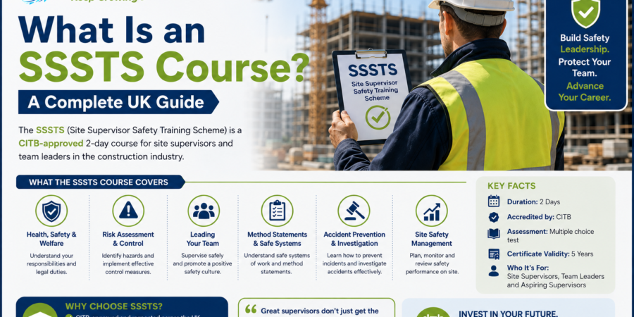 SSSTS Course for UK construction site supervisors