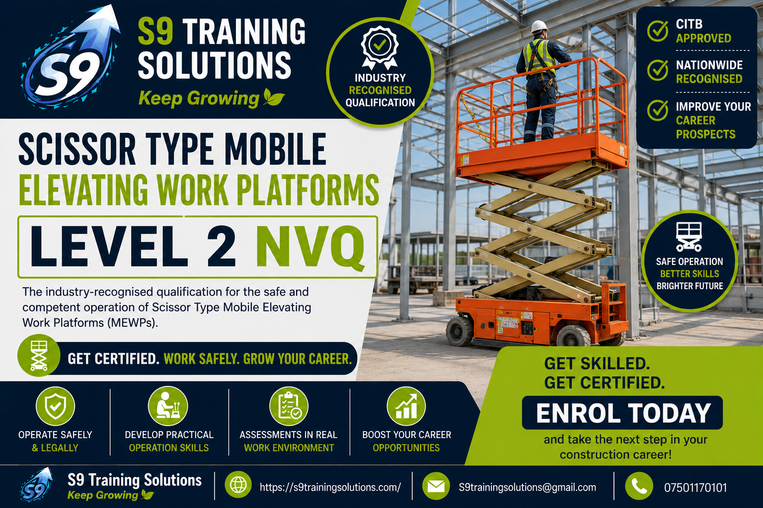 Scissor Lift Level 2 NVQ